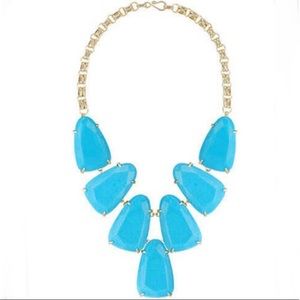 Kendra Scott Harlow Necklace turquoise gold